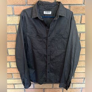 Express Grey Men’s Button Up Long Sleeved Shirt
